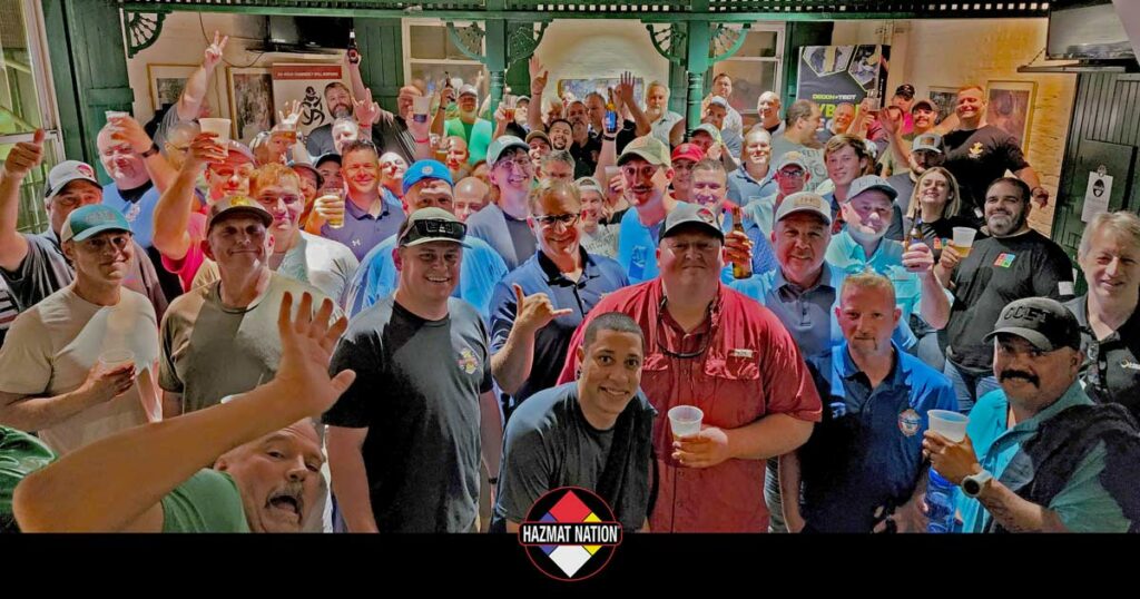 Image of prior years Hazmat Nation party