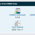 Screenshot of CAMEO software